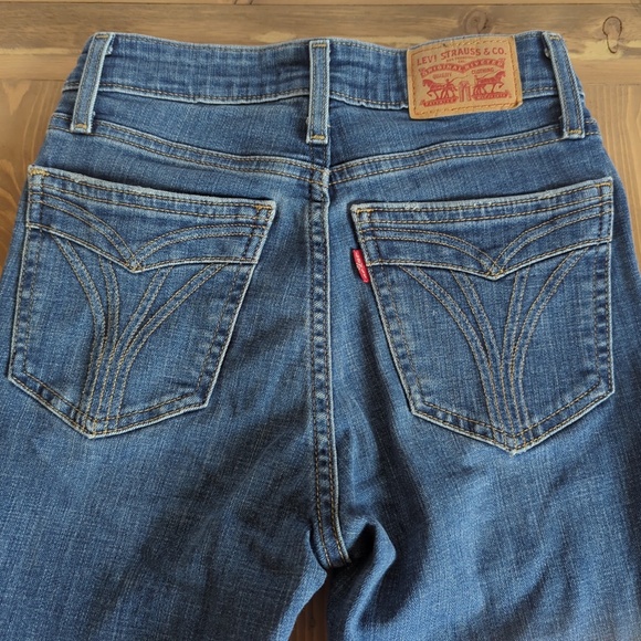 Levi's 721 Women's Distressed Ripped Skinny Jeans - Picture 10 of 12